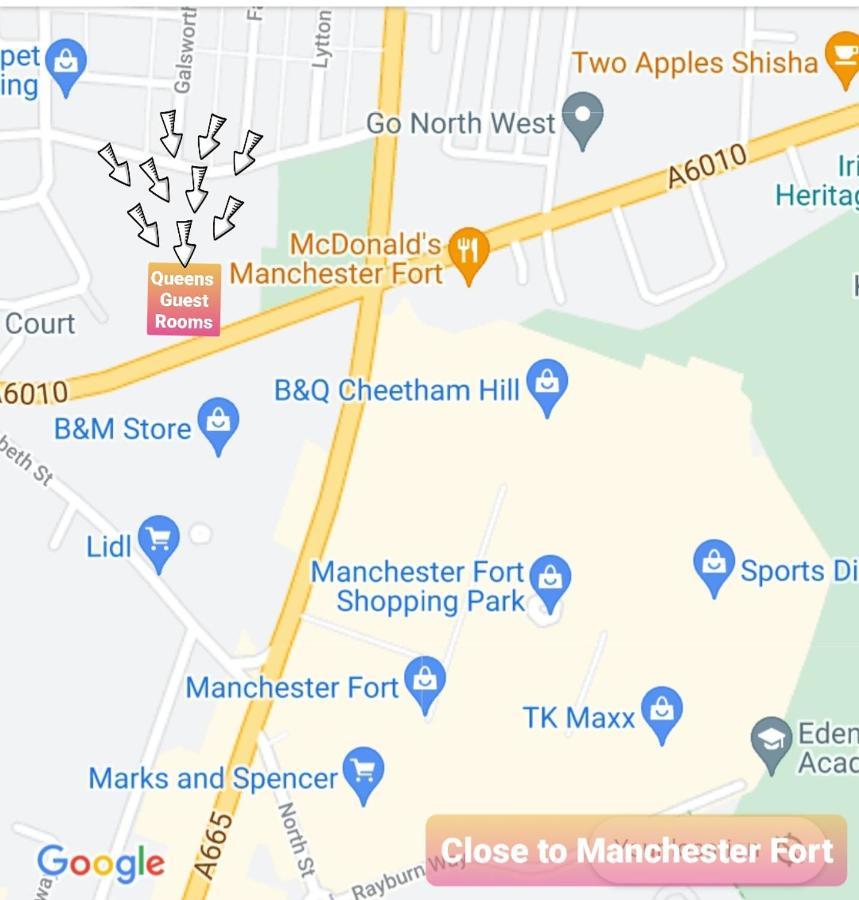 Queens Rooms, A Perfect Stay, Next To Shopping Parks And Central Manchester Ngoại thất bức ảnh